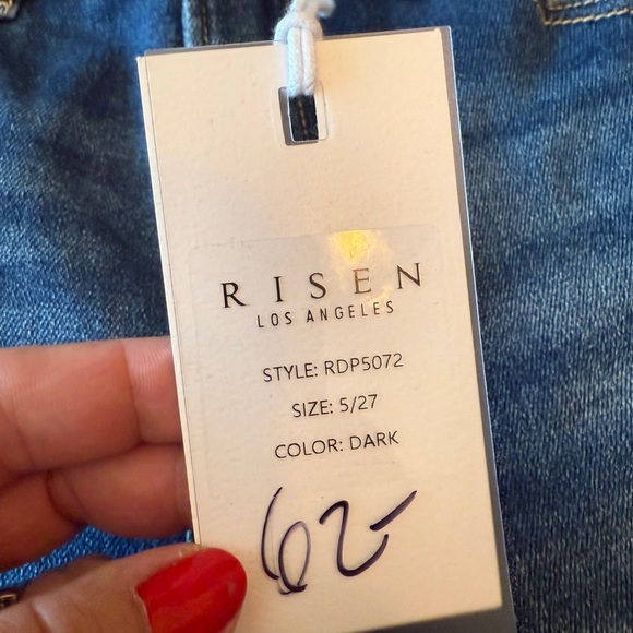 New Risen Distressed Mom Denim Jeans - Picture 8 of 13